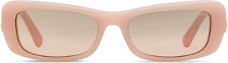 Moncler Minuit square-frame sunglasses - women - Acetate - One Size - Pink