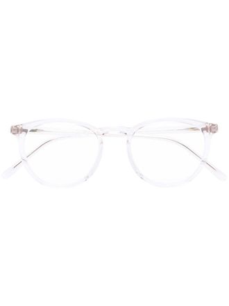 Mykita Bril met rond montuur - Wit