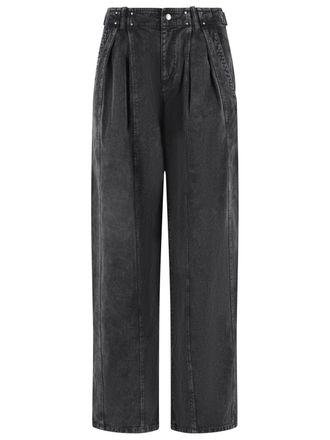 Isabel Marant Isabel Marant Black Ireme Denim Workwear Pants