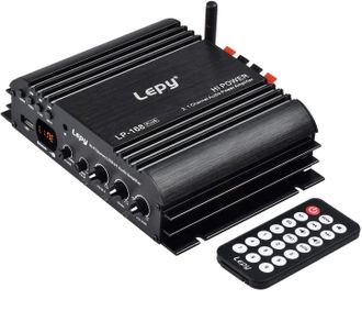 OEM Lepy Lp-168 Plus Bluetooth 2.1, Canal Ir, 2 X 45 W, 1 X 68 W, Amplificador Est&eacute;reo Digital Hi-fi Para Coche Con Usb, Reproductor Mp3, Mp4 Y Dvd, Luz L