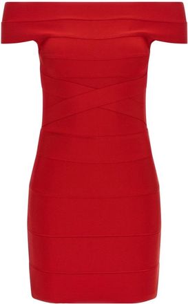 Rotate Jurken - Dames - Feestkleedjes - Rood - S - Polyester - Kleedjes