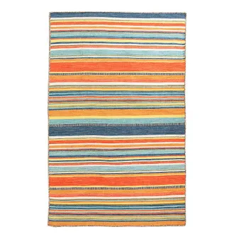 Frontgate Millie Stripe Indoor/Outdoor Rug - Multi, 2 x 3 - Frontgate