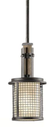 OEM Hierro, Madera Y M&aacute;rmol - L&aacute;mpara Colgante