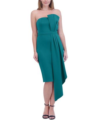 Eliza J Sleeveless Solid Midi Dress