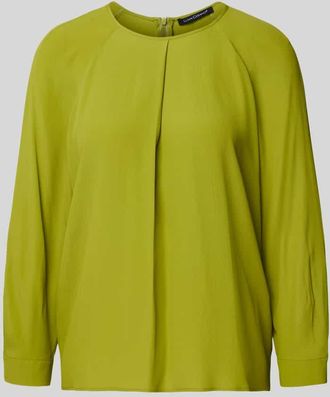 Luisa Cerano Luisa Cerano Blusenshirt mit Seiden-Anteil in Neon Gruen, Größe 34