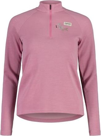 Maloja PetersteinM. Fleecepullover f&uuml;r Damen | rosa