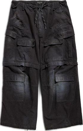 Balenciaga Large Cargo Pants Black 790982TKP271000