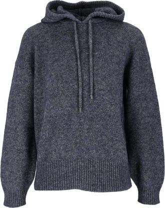 KANGRA Sudadera con capucha oversized - Knitwear - Mujer - Azul - L