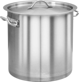 vidaXL Cacerola De Acero Inoxidable 35 L 36x36 Cm Vidaxl