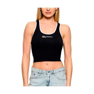 Karl Lagerfeld Mujer, Camisetas, Negro, Talla: M
