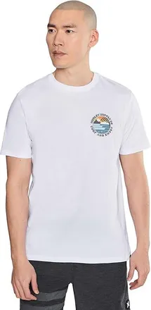 Hurley Lefts Short Sleeve Mens T Shirt White : 2XL, Cotton