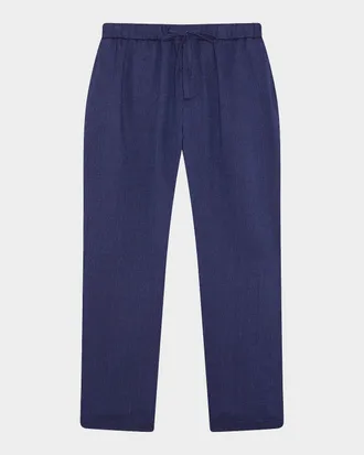 Frescobol Carioca Men & apos;s Oscar Linen-Cotton Chino Pants