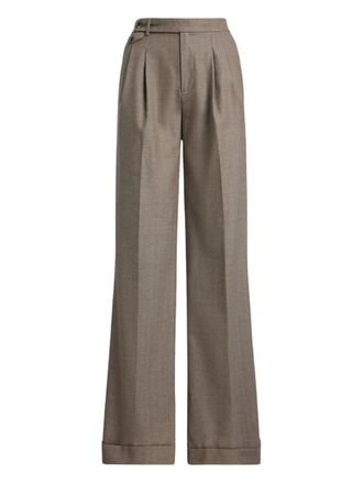 Lauren Ralph Lauren pleated wool trousers - Neutrals