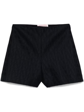 Valentino Garavani Toile Iconographe shorts met patroon - Blauw