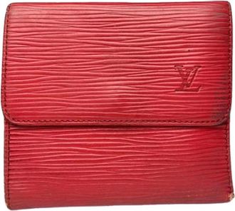 Louis Vuitton Pre-owned Wallets, female, Red, Size: ONE SIZE Pre-owned Vintage Leather Wallet