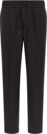 Brioni Asolo Broek - Heren - Straight fit broeken - Bruin - M - Katoen - Broeken