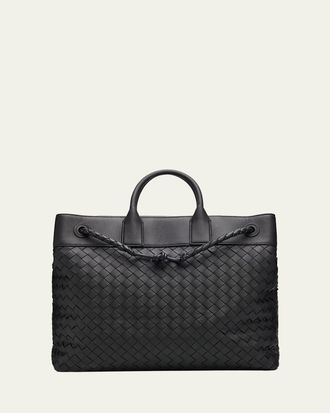 Bottega Veneta Mens Andiamo Voyager Bag