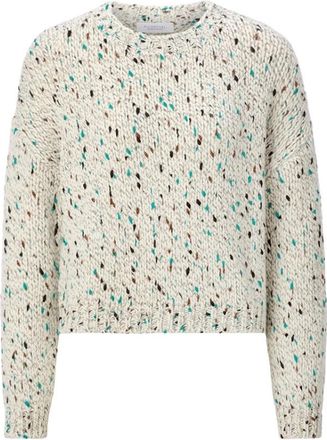 Rich & Royal Trui met ronde hals - Dames - Ronde hals truien - Wit - L - Truien & Vesten