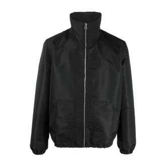 Alexander McQueen Zwarte Graffiti Logo Print Jas - Heren - Zomerjassen - Zwart - M - Jassen