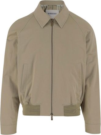 Burberry Beige Shirt Collar Jacket