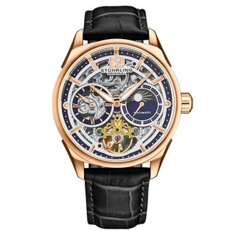 St&uuml;hrling Legacy Chronograph Automatic Rose Gold Dial Mens Watch M18247