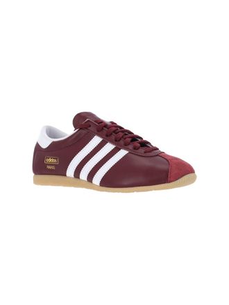 adidas Leather Low-Top Sneaker - Burgundy