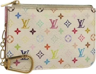 Louis Vuitton Pre-owned Wallets, female, White, Size: ONE SIZE Pre-owned Canvas Wallet
