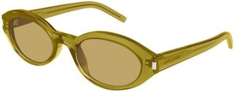 Saint Laurent Dames, Accessoires, Groen, Maat: 51 MM Nylon