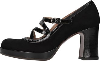 Chie Mihara With Heel Pump - Dames - Schoenen - Zwart - Maat: 37 EU Leer