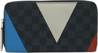 Louis Vuitton Pre-owned Wallets, female, Multicolor, Size: ONE SIZE Pre-owned Damier Cobalt Zippy Organizer Wallet