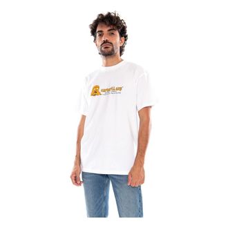 Carhartt Work in Progress Camiseta S/S Deadline - Tops - Hombre - Blanco - XL
