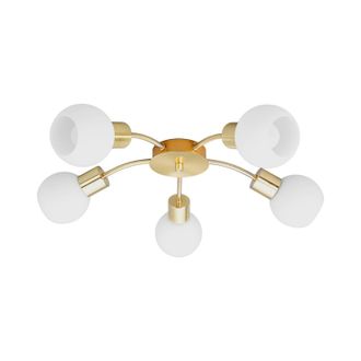 Lindby L&aacute;mpara De Techo elaina En Dorado Metal - Lindby