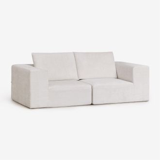 Sklum Sof&aacute; Modular De 2 Piezas En Chenilla Envasado Al Vac&iacute;o Norridge Sklum