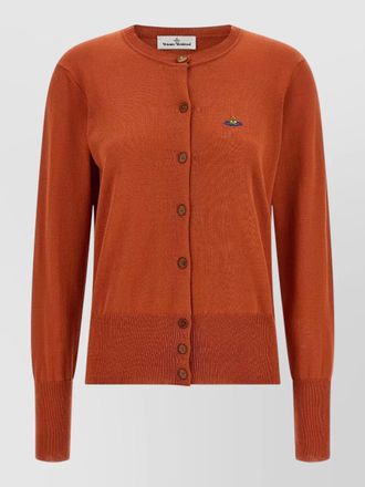 Vivienne Westwood bea knit cardigan crew neck long sleeves