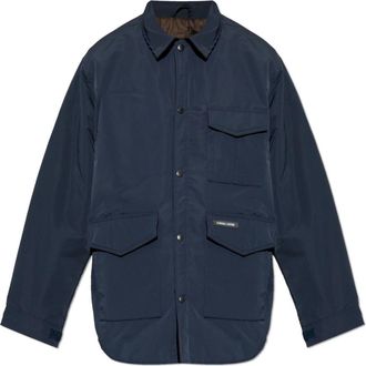 Canada Goose Down Jacket With Collar - Heren - Gewatteerde jassen - Blauw - L - Jassen