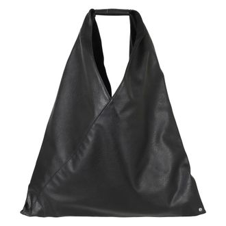 Maison Margiela Klassieke Japanse handtas - Dames - Tassen - Zwart - Maat: ONE Size Zijde
