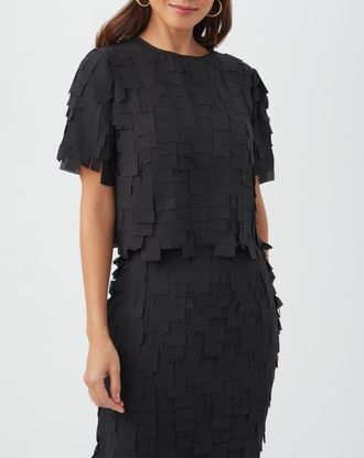 Trina Turk Serilda Top in Black at Nordstrom, Size X-Small