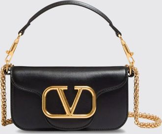 Valentino Garavani Borsa a spalla piccola Loc&ograve; in pelle con logo VLogo