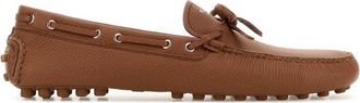 Prada Caramel Leather Loafers