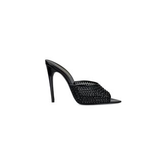 Saint Laurent Dames, Schoenen, Zwart, Maat: 37 1/2 EU Leer