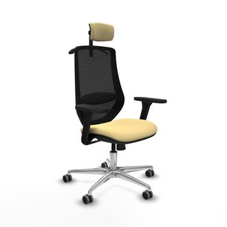 Piqueras y Crespo Piqueras Y Crespo Mardos Silla De Oficina Crema Ergon&oacute;mica