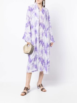 Bambah Midi-jurk - Paars