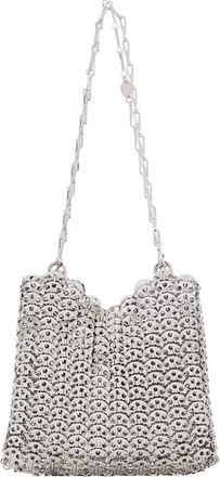 Paco Rabanne Tassen, Dames, Grijs, ONE Size, Iconic 1969 Schoudertas