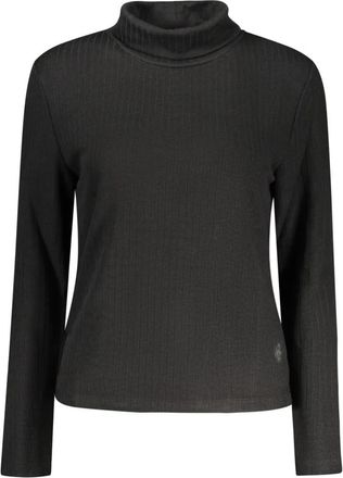 North Sails Long-Sleeved Turtleneck Sweater - Dames - Coltruien - Zwart - L - Polyester - Truien & Vesten