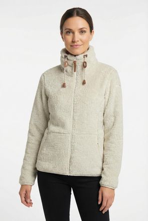 Icepeak Fleecejacke ICEPEAK ICEPEAK COLONY, Damen, Gr. XXL, powder, Obermaterial: 100% Polyester, normal, Jacken Fleecejacke, sportlicher Stil, f&uuml;r vielseitig