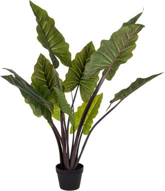 Wanderlust Deco Arbol Verde Artificial Decorativo Con 11 Hojas Verde 80x70x120