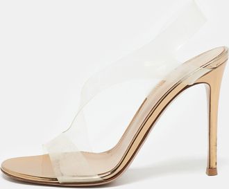 Gianvito Rossi Transparent Pvc Metropolis Ankle Strap Sandals