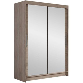 Mirjan24 Mobilier1 - Armario Closico 129, Trufa Roble, 200x120x58cm, Puertas De Armario: Correderas, N&uacute;mero De Estantes: 0
