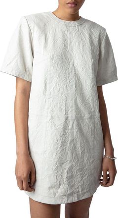 Zadig&Voltaire Riddy Leather Froisse Dress