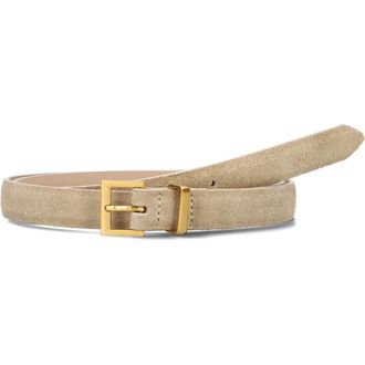 Notre-V Suede Tulia Riem - Dames - Accessoires - Beige - Maat: 105 CM Su&egrave;de